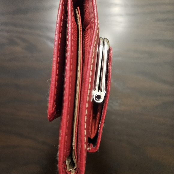 🔆3 FOR $10! Buxton Vintage Women's Red Wallet - Picture 5 of 7
